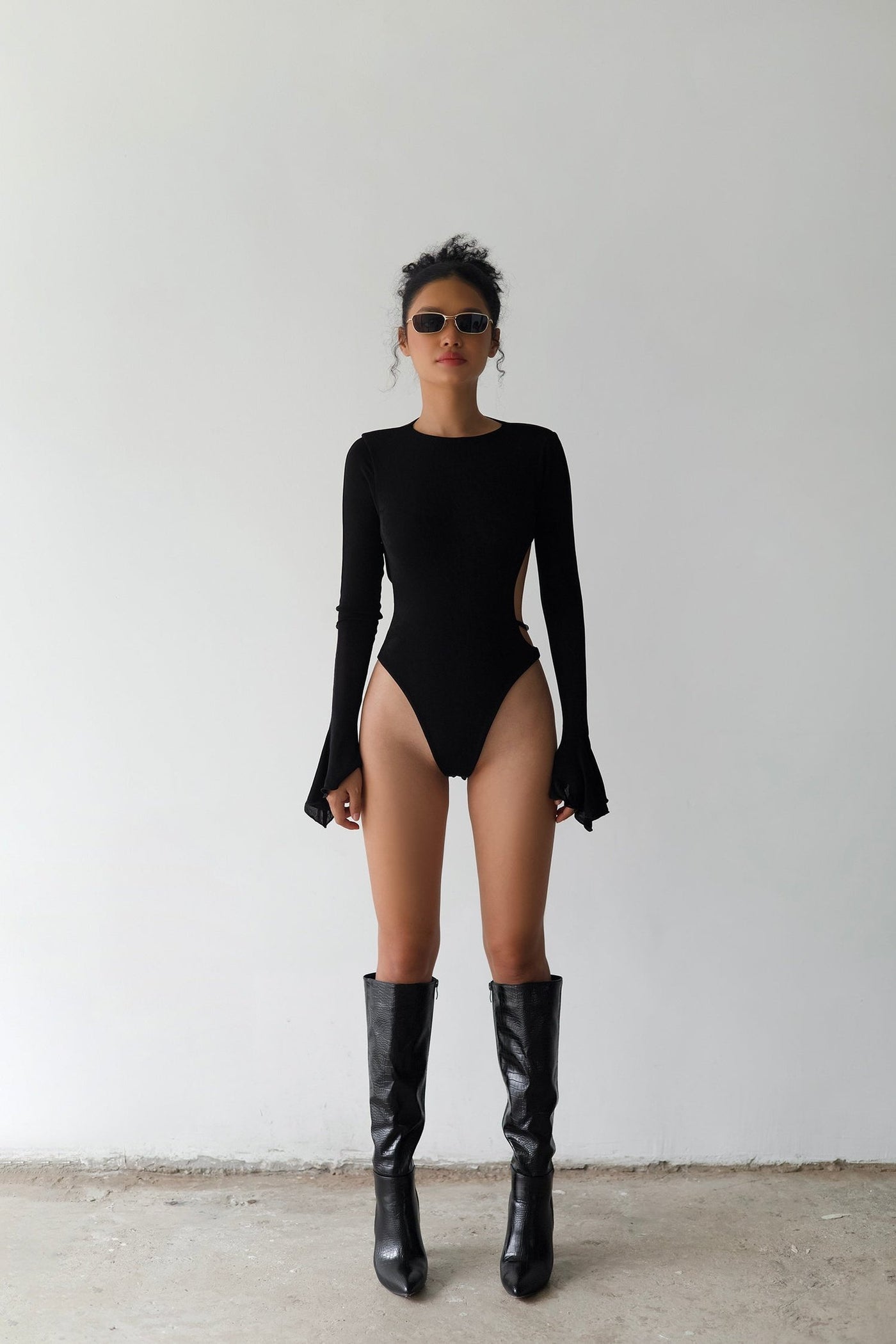 JODY BODYSUIT - BLACK MND bestseller, group_jodybodysuit, newarrival, party, top