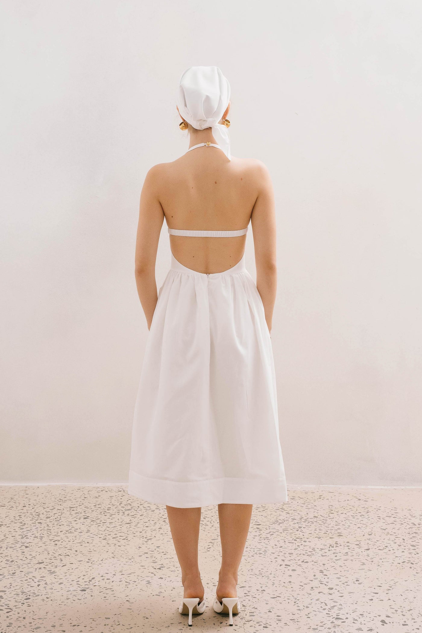 ORSA MIDIDRESS - WHITE MND dress, newarrival