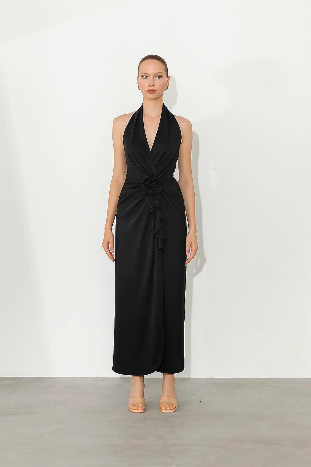 ROSSA DRESS - BLACK