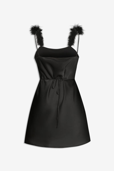 STEFANI DRESS - BLACK MND dress, group_stefanidress, party