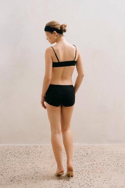 TERRA LINEN SHORT - BLACK MND newarrival