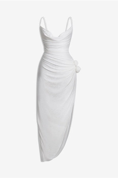 NATALIE DRESS - WHITE